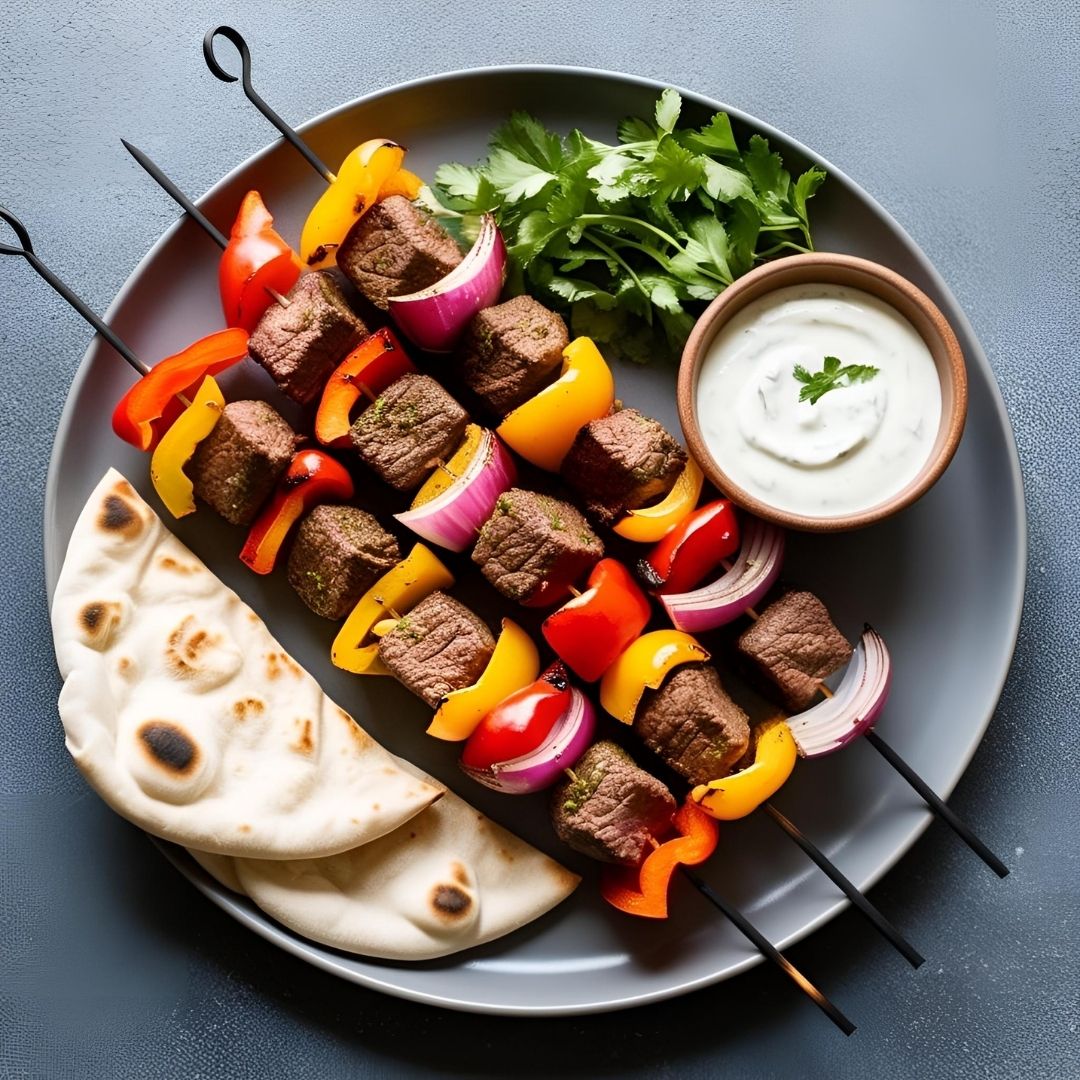 Beef Kebab Plate